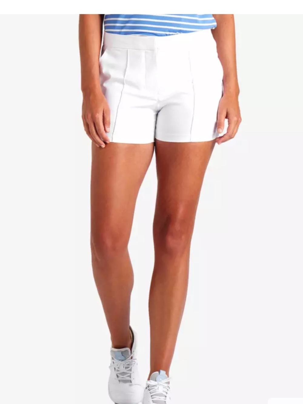 Puma White Women's Athletic Performance Shorts